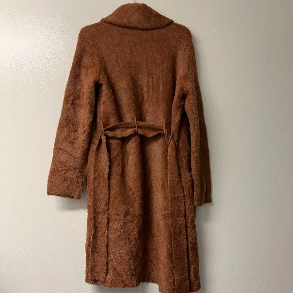 ANTHROPOLOGIE Honey Amadi Nancy Eyelash Open‎ Front Cardigan Tops Small NWT
